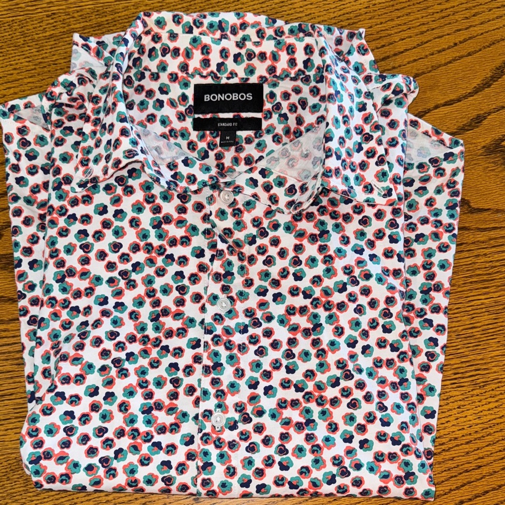 Bonobos Men's Colorful Floral Button Down Shirt